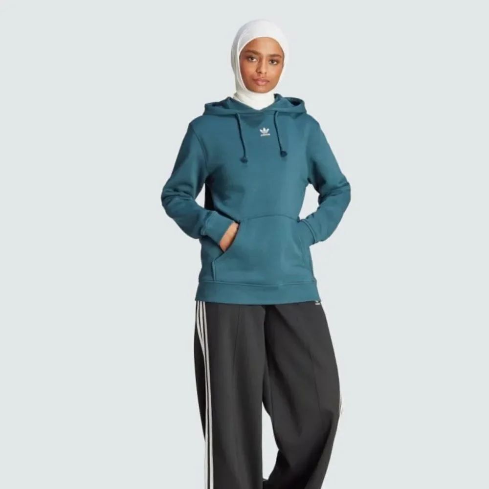 adidas Originals Women's Adicolor Essentials Fleece Hoodie size M arctic night